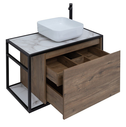 Тумба под раковину Aquanet Nova Lite Loft 90 R дуб рустикальный 00261659 Тумба под раковину Aquanet Nova Lite Loft 90 R дуб рустикальный 00261659