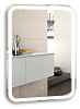 Картинка анонса товара «зеркало silver mirrors 550x800 голос.управление, подогрев,сенс. выключатель мальта-voice (led-000026 led-00002615»