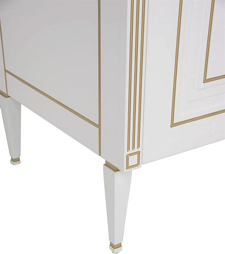 Тумба под раковину Aquanet Паола 90 белый/золото 00186116 Тумба под раковину Aquanet Паола 90 белый/золото 00186116