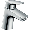Смеситель для раковины Hansgrohe Logis 70, Coolstart, без сливного набора 71076000, хром Смеситель для раковины Hansgrohe Logis 70, Coolstart, без сливного набора 71076000, хром