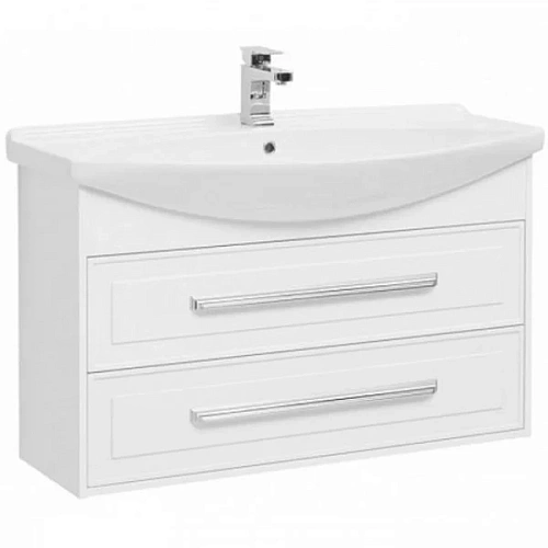 Комплект мебели Aquanet Остин 85 белый 00252219 Комплект мебели Aquanet Остин 85 белый 00252219