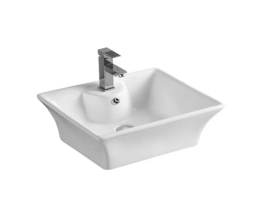 Раковина CeramaLux 9108 накладная, белый Раковина CeramaLux 9108 накладная, белый