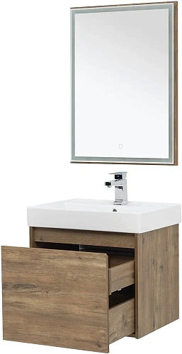 Комплект мебели Aquanet Nova Lite 60 дуб рустикальный (1 ящик) 00254215 Комплект мебели Aquanet Nova Lite 60 дуб рустикальный (1 ящик) 00254215