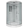 Душевая кабина Niagara Luxe NG-7702W (1000x1000х2100) низкий поддон (15см) стенки белые
