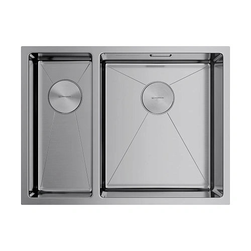 Кухонная мойка Omoikiri Taki 58-2-U/IF-IN-R нерж.сталь/нержавеющая сталь 4993767 Кухонная мойка Omoikiri Taki 58-2-U/IF-IN-R нерж.сталь/нержавеющая сталь 4993767