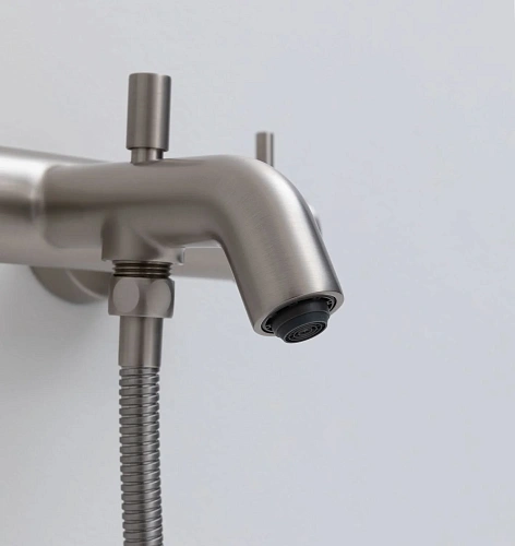 Смеситель для ванны Allen Brau Priority 5.31D10-BN никель брашированный Смеситель для ванны Allen Brau Priority 5.31D10-BN никель брашированный