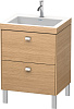 Картинка анонса товара «тумба с раковиной duravit brioso br4700o1052 60 см европейский дуб»