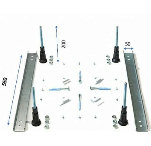 Ножки для ванны BERGES 051008 Ножки для ванны BERGES 051008