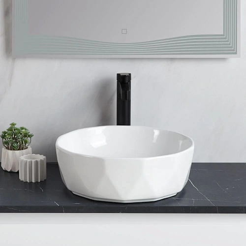 Раковина BelBagno BB1409 410x410 белый Раковина BelBagno BB1409 410x410 белый