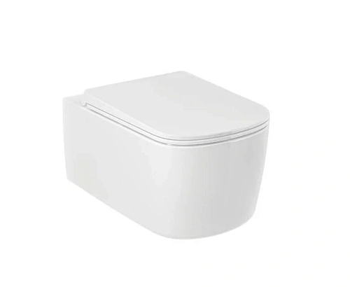 Унитаз подвесной Kludi RESA S 27WCW0143 керамический без сиденья Унитаз подвесной Kludi RESA S 27WCW0143 керамический без сиденья
