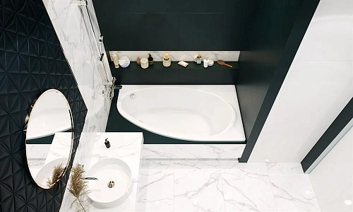 Акриловая ванна Roca Corfu 160x90 асимметричная правая белая 248574000 Акриловая ванна Roca Corfu 160x90 асимметричная правая белая 248574000