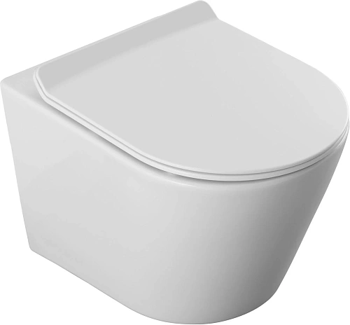Унитаз подвесной Aquanet Atago W Short Tornado с крышкой микролифт белый Унитаз подвесной Aquanet Atago W Short Tornado с крышкой микролифт белый