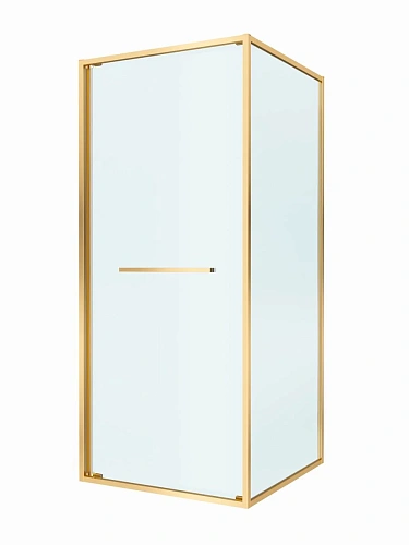Душевой уголок CEZARES LUX-A-FS-1-90-C-BORO 90x90 см, профиль брашированное золото, стекло прозрачное Душевой уголок CEZARES LUX-A-FS-1-90-C-BORO 90x90 см, профиль брашированное золото, стекло прозрачное