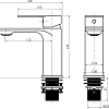 Смеситель для раковины STWORKI Ларвик WFD16002 577372 Смеситель для раковины STWORKI Ларвик WFD16002 577372