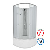 Картинка анонса товара «душевая кабина niagara eco e90/40/mt/bk (900х900х1950) e90/40/mt/bk»