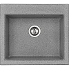 Кухонная мойка Aquaton Линеа 58 1A733032LW230 из литого мрамора, серый Кухонная мойка Aquaton Линеа 58 1A733032LW230 из литого мрамора, серый