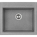 Кухонная мойка Aquaton Линеа 58 1A733032LW230 из литого мрамора, серый Кухонная мойка Aquaton Линеа 58 1A733032LW230 из литого мрамора, серый