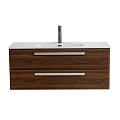 Тумба под раковину CEZARES ECO-CER-N-1200-2C-SO-NCS-P орех шоколад софт 1200x457 подвесная Тумба под раковину CEZARES ECO-CER-N-1200-2C-SO-NCS-P орех шоколад софт 1200x457 подвесная
