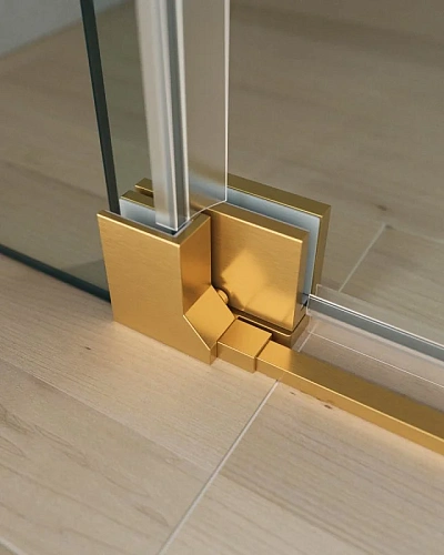 Душевая дверь CEZARES SLIDER-B-1-90/100-C-BORO цвет профиля брашированное золото стекло прозрачное Душевая дверь CEZARES SLIDER-B-1-90/100-C-BORO цвет профиля брашированное золото стекло прозрачное