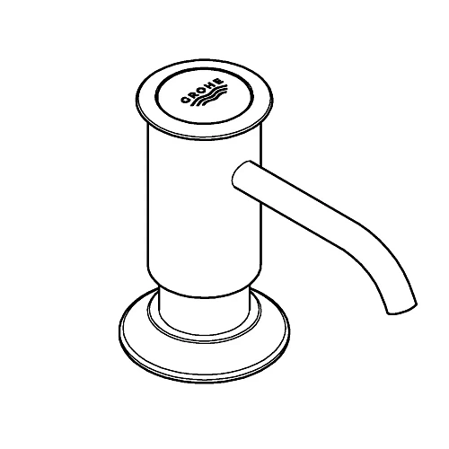 Дозатор жидкого мыла GROHE Authentic, суперсталь (40537DC0) Дозатор жидкого мыла GROHE Authentic, суперсталь (40537DC0)