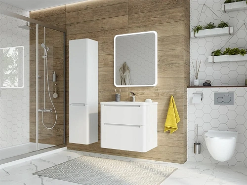 Комплект мебели STWORKI Монтре 70 белая 432014 Комплект мебели STWORKI Монтре 70 белая 432014