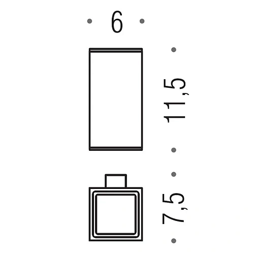 Стакан Colombo MiniQ B5002.GM подвесной, графит матовый Стакан Colombo MiniQ B5002.GM подвесной, графит матовый