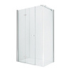 Картинка анонса товара «душевой уголок new trendy new soleo plus складные двери l 100x100x195 k-0380 (хром)»