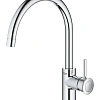 Смеситель для кухни GROHE BauClassic с высоким C-образным изливом, хром (31234001) Смеситель для кухни GROHE BauClassic с высоким C-образным изливом, хром (31234001)