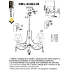 Люстра подвесная Omnilux Padru OML-53303-08 Люстра подвесная Omnilux Padru OML-53303-08