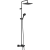 Картинка анонса товара «душевая система hansgrohe vernis shape showerpipe 240 1jet с термостатом для ванны 26900670, матовый»