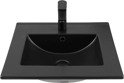 Раковина Aquanet Flat 50 черная матовая 00329252 Раковина Aquanet Flat 50 черная матовая 00329252