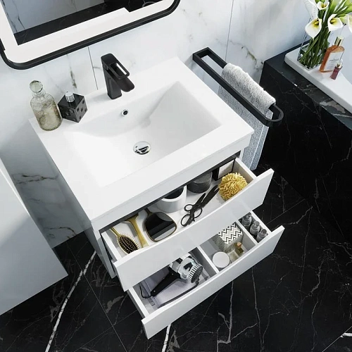 Тумба с раковиной IDDIS Cloud 80 подвесная белая (CLO80W0i95K) Тумба с раковиной IDDIS Cloud 80 подвесная белая (CLO80W0i95K)