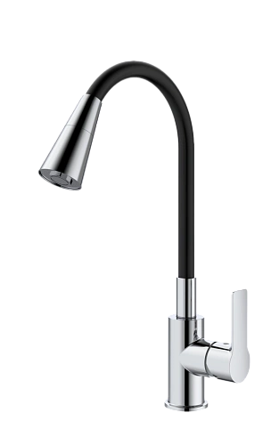 Смеситель для кухни Splenka S06.43 с гибким изливом, хром Смеситель для кухни Splenka S06.43 с гибким изливом, хром