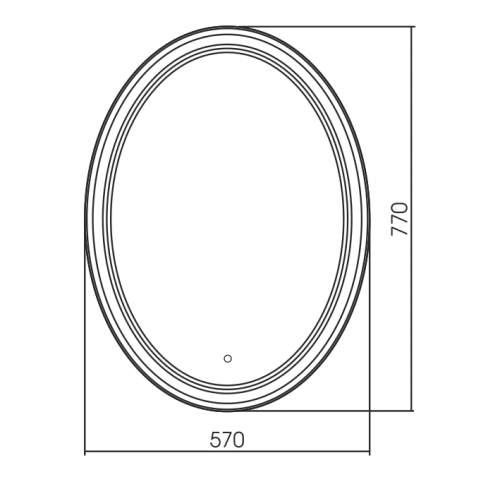 Зеркало SILVER MIRRORS 570x770 сенсорный выключатель Vigo (LED-00002522) Зеркало SILVER MIRRORS 570x770 сенсорный выключатель Vigo (LED-00002522)