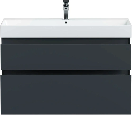 Тумба под раковину Allen Brau Infinity 100 1.210027.AM антрацит матовый Тумба под раковину Allen Brau Infinity 100 1.210027.AM антрацит матовый