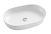 Картинка анонса товара «раковина esbano oval (white) 615x415x135 накладная (esrnoval)»