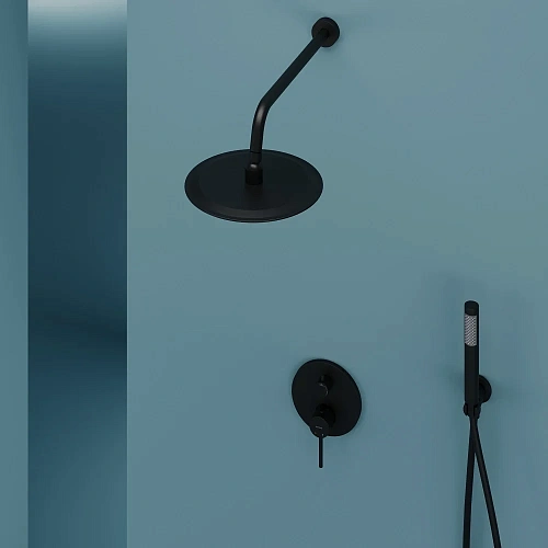 Душевая система Sancos Select SC3003MB встраиваемый, черный матовый Душевая система Sancos Select SC3003MB встраиваемый, черный матовый