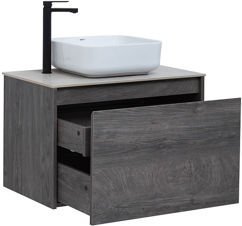 Тумба под раковину Aquanet Nova Lite 75 дуб рошелье (1 ящик) 00242274 Тумба под раковину Aquanet Nova Lite 75 дуб рошелье (1 ящик) 00242274