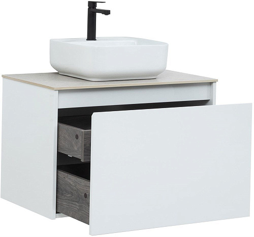 Тумба под раковину Aquanet Nova Lite 75 белый (1 ящик) 00242275 Тумба под раковину Aquanet Nova Lite 75 белый (1 ящик) 00242275