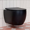 Унитаз подвесной Ceramica Nova PLAY CN3001MB черный матовый Унитаз подвесной Ceramica Nova PLAY CN3001MB черный матовый