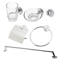 Комплект аксессуаров Orange Y01-888cr для ванной комнаты (6 предметов) хром Комплект аксессуаров Orange Y01-888cr для ванной комнаты (6 предметов) хром