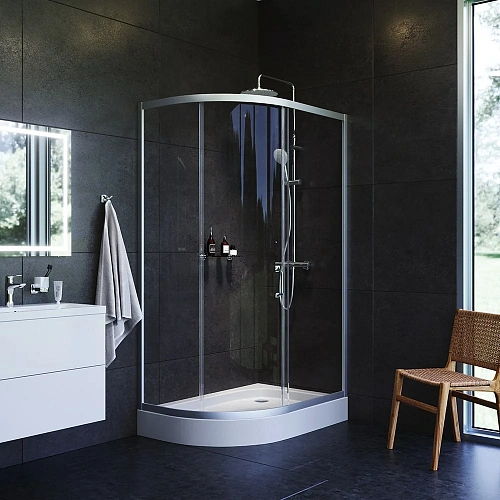 Душевой уголок AM.PM Orange W54G-302U120MT64 120х80 без поддона, профиль хром, стекло прозрачное Душевой уголок AM.PM Orange W54G-302U120MT64 120х80 без поддона, профиль хром, стекло прозрачное