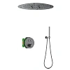 Душевая система Timo Saona SX-2370/18SM встраиваемая с термостатом черное золото