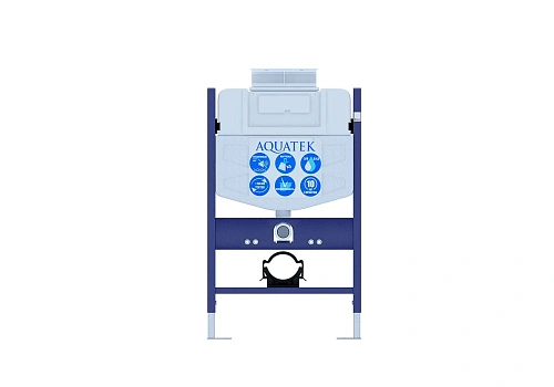 Инсталляция для унитаза Aquatek INS-0000018 , 800x500x150 мм, с звукоизоляционной прокладкой Инсталляция для унитаза Aquatek INS-0000018 , 800x500x150 мм, с звукоизоляционной прокладкой