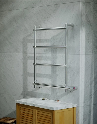 Полотенцесушитель электрический Margaroli Sole 542 BOX 5424704CRNB 47 x 66 см, хром, с терморегулято Полотенцесушитель электрический Margaroli Sole 542 BOX 5424704CRNB 47 x 66 см, хром, с терморегулято