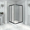 Душевой уголок Radomir Дрим 100х110 1-03-6-2-0-1230 прямоугольный, правый, стекло прозрачное, поддон с каркасом и сифоном, профиль черный Душевой уголок Radomir Дрим 100х110 1-03-6-2-0-1230 прямоугольный, правый, стекло прозрачное, поддон с каркасом и сифоном, профиль черный
