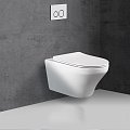 Унитаз подвесной Vincea Edge-M VT1-37 белый, ультратонкое сиденье soft-close Унитаз подвесной Vincea Edge-M VT1-37 белый, ультратонкое сиденье soft-close