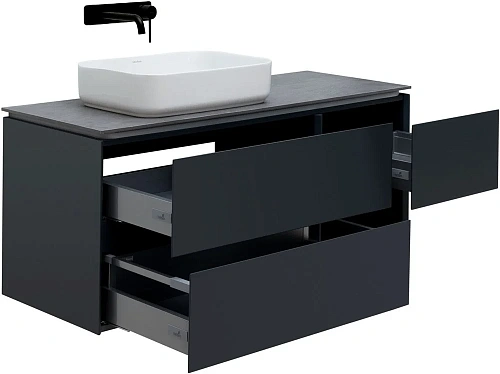 Тумба под раковину Allen Brau Infinity 120 1.21005.AM L антрацит матовый Тумба под раковину Allen Brau Infinity 120 1.21005.AM L антрацит матовый