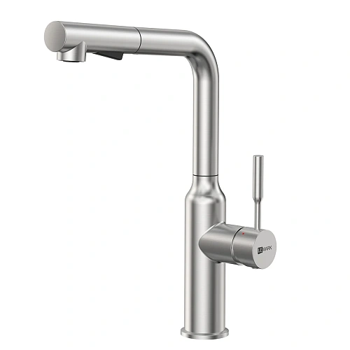 Смеситель для кухни Lemark Expert LM5085S с вытягивающимся поворотным изливом, сталь Смеситель для кухни Lemark Expert LM5085S с вытягивающимся поворотным изливом, сталь
