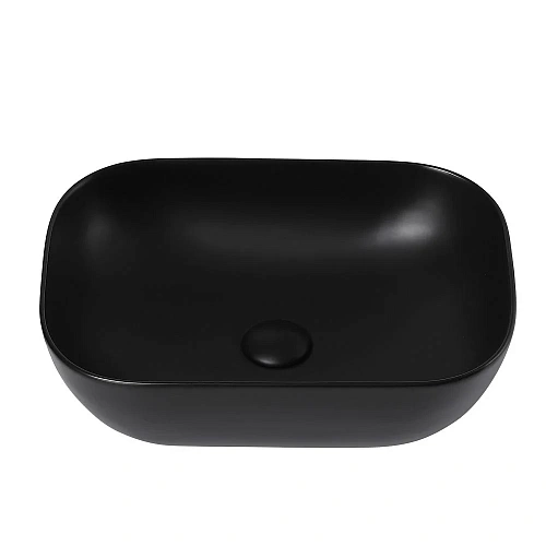 Раковина ABBER Rechteck AC2200MB накладная, черная матовая Раковина ABBER Rechteck AC2200MB накладная, черная матовая